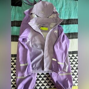 Helly Hansen Kids Lavender Rain Suit